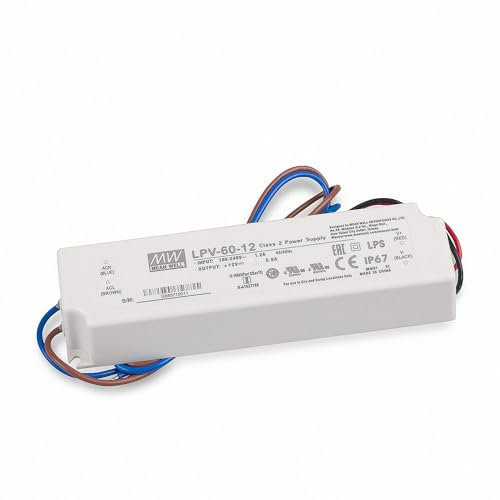 Mean Well LPV-60-12 - Trasformatore LED per illuminazione a LED