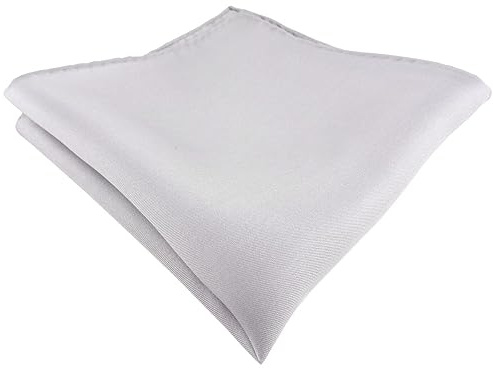 Handrullat silver enfärgat uni – 100 % siden – st. 30 x 30 cm