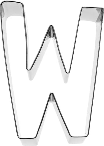 Birkmann, Ausstechform Buchstabe W, Grau, 6 cm, Kunststoff, 5 x 3 x 2 cm, 196513
