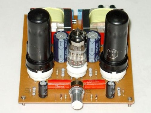 Gowe® HIFI estéreo 2.0 canales amplificador de potencia tubo 6N2+6N9N Clase A Kit de bricolaje
