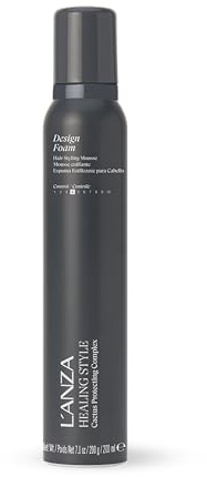 L'ANZA Heilungsstil Design Schaum mit Leichtem Halteeffekt (200 ml), Erhöht den Glanz und Verleiht Mehr Fülle, mit UV- und Hitzeschutz, Haarschaum Gegen Schäden Durch Sonne & Styling