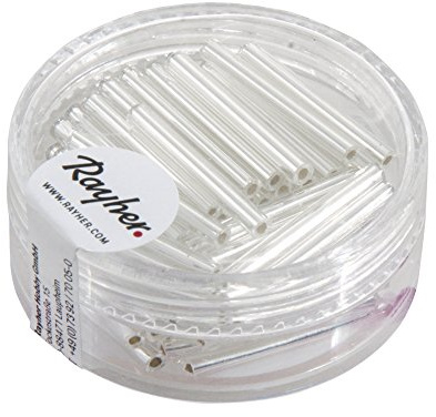 Rayher 1404622 Glass Pens 2 cm Tin 12 g Silver