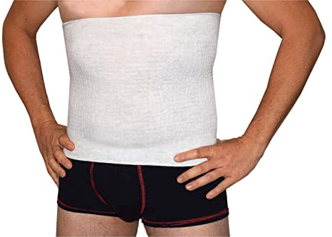 BODYPERFECT Pancera Elastisches Thermo-Band, 50 % Wollmischung für Rücken, Nieren und Leber