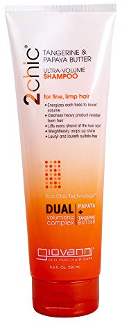 Giovanni Cosmetics 2chic Ultra-Volume Shampoo, Tangerine/Papaya Butter, 8.5 Ounce by Giovanni Cosmetics
