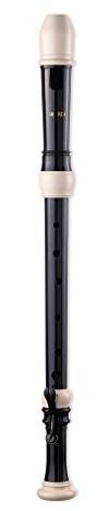 SMARTWOODI Tenor Recorder WRT-248B Black & Ivory 3-Piece Baroque Fingering
