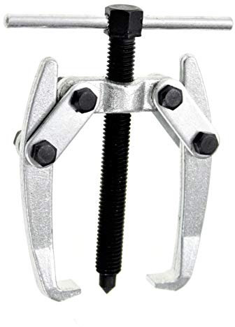 KATSU Estrattore per Cuscinetti per Ingranaggi a due Ganasce 60mm, Acciaio al Carbonio 2 Bracci Strumento di Rimozione per Estrattore di Cuscinetti per Ingranaggi per Auto Moto Riparazione