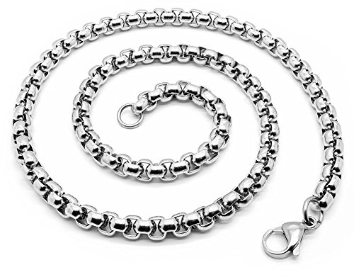 SoulCats Men chain peas belcher chain necklace link chain stainless steel chain necklace
