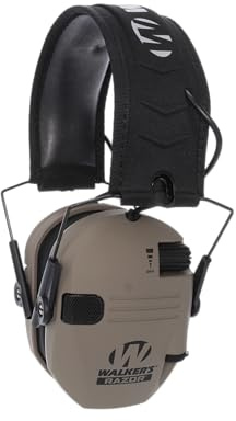 Walker's 1006673-SSI Razor Slim Shooter Folding Muff-23dB NRR-Dark Earth - multi, N/A