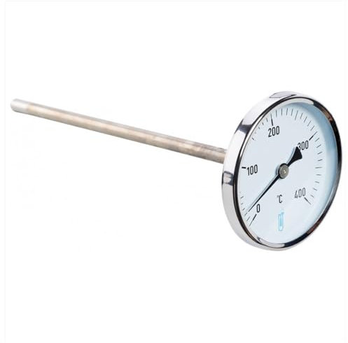 Thermometre pour gaz et fumees avec sonde 150 mm - - 0 a 500C