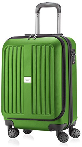 HAUPTSTADTKOFFER - X-Berg - Handgepäck Koffer Trolley Hartschalenkoffer, TSA, 55 cm, 42 Liter, Apfelgrün