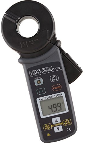 KYORITSU KEW 4200 - Digital Amperometric Caliper for Measuring The Earth Resistance of a Spersor, Dark Grey