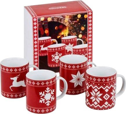 Könitz Becher Set 4-tlg. - Christmas Time – im Geschenkkarton