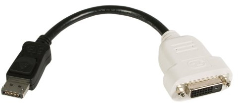 Adaptador DisplayPort a DVI M/F Dp a DVI convertidor 1920 x 1200 1080p