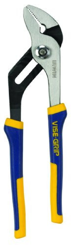 IRWIN Tools Vise-Grip Plier, Groove Joint, Straight Jaw, 10-Inch (4935321)