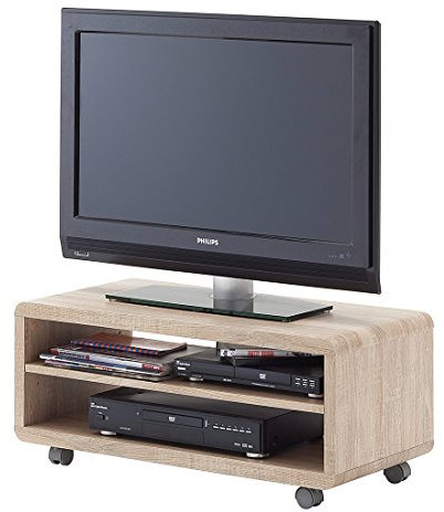 Robas Lund JEFF 7 TV-Board/Media-Board, MDF, ca. 79 x 35 x 39 cm, Eiche sägerau NB