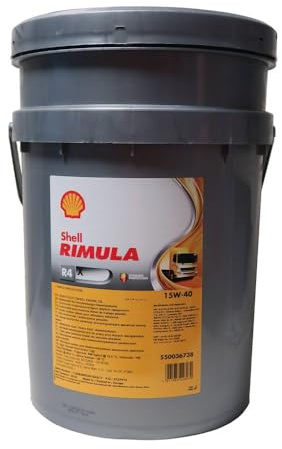 SHELL Motoröl 15W-40 Rimula Mineralöl Motor Öl ACEA E7 API CI-4 API SL R4 X 20L