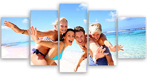 ge Bildet Bild auf Leinwand | Ihr eigenes Foto - Ihr Wunsch-Motiv auf Künstler-Leinwand in 100x50 cm mehrteilig als Wandbild | Wand-deko Dekoration Wohnung modern Bilder | 1462