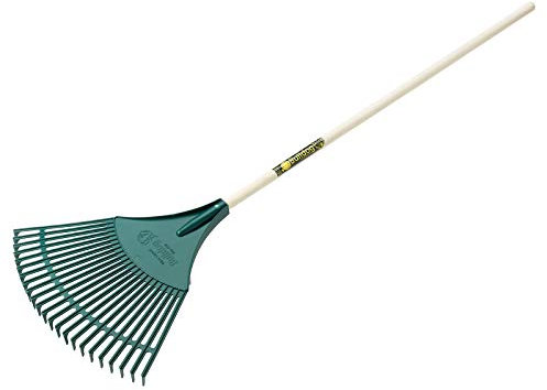 Bulldog BPR Plastic Leaf Rake, Green