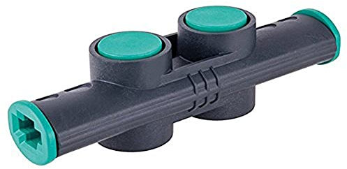 wolfcraft Einhandzwingen-Adapter 3038000 – Verbindung zweier EASY oder PRO Einhandzwingen – Stabile Verlängerung bis zu einer Spannweite von 2 m