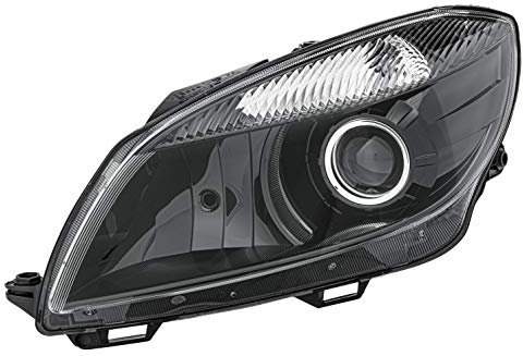 HELLA 1EL 010 417-491 Halogen/FF/DE-HauptScheinwerfer - Skoda Fabia II (542) - schwarz - ECE - für Rechtsverkehr - links