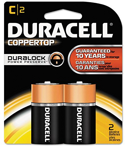 Duracell Alkaline Battery Size C 1.5 V Card 2
