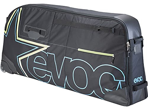 Evoc BMX Travel Bag, Bike Bag Travel for BMX's (Size: 320l, for 20 BMX, Easy-Running Replaceable Skate Rollers, Separate Wheel Compartment), Black, 130 x 27 x 60 cm, 4101-101