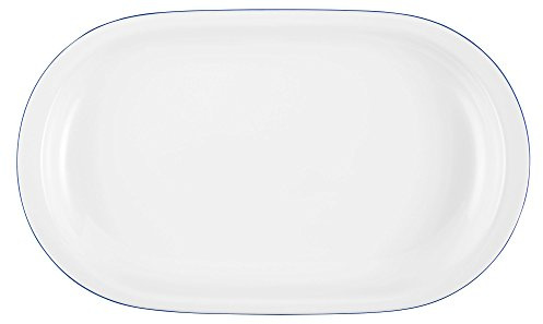 Seltmann Weiden 001.718871 Blaurand Compact - Platte/Servierplatte - oval - 33 cm