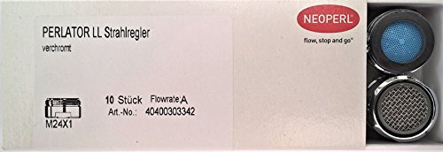 Neoperl longlife luftsprudler m24x1 10er pack