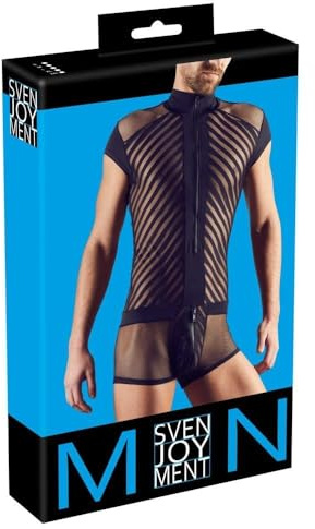 Svenjoyment Elastischer Body Freestyle für Herren, Schwarz, Größe L