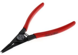 GEDORE Pinza di Montaggio per Anelli di Sicurezza Esterni, con Molla di Apertura e Fermo di Sicurezza, Becchi Dritti, Diametro Punte 1.8 mm, 8000 A 2