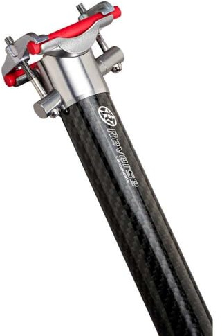 Reverse XC 3-K Carbon Fahrrad Sattelstütze 400mm schwarz: Größe: 31.6mm / 400mm