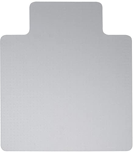 Q-Connect Bodenschutzmatte für Teppichböden Teppiche/T-Förmig / 120 x 90 cm/Stuhlmatte Klar/Transparent/Bürostuhlunterlage Kratzfest/aus Hochwertigstem Vinyl/Dicke 2,5 mm