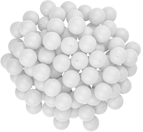 Fairly Odd Novelties 3/4 Mini Ping Pong/Table Tennis/Beer Pong Round Balls (100 Pack), 19mm, White