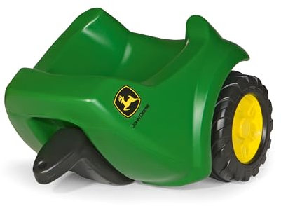 Rolly Toys 122028 rollyMinitrac Trailer John Deere, Anhänger für Rutscher Traktor rollyMiniTrac, ab 1,5 Jahren, grün