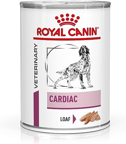 Royal Canin Cardiac | 12 x 410 g | Régime - Aliment Complet pour Chiens Adultes | Peut contribuer à Soutenir la Fonction Cardiaque en Cas d'insuffisance Cardiaque Chronique | Mousse