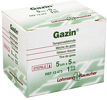Mullbinden z.Tamponade Steril 5 Cmx5 m