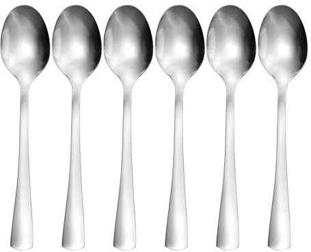 GRÄWE Espressolöffel 6 Stück, Espresso Löffel aus Edelstahl, spülmaschinengeeignet - Serie Würzburg