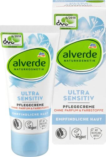 Alverde Naturkosmetik Ultra Sensitiv Pflegecreme Jojoba für sehr Sensible Haut Inhalt: 50ml Damit wird sich Ihre Haut richtig wohlfühlen.