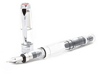 TWSBI Diamond Clear 580,Feder F,Füllfederhalter,Demonstrator,Kolbenfüller,Piston,Fountain Pen