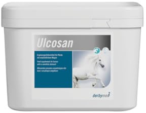 Derbymed Ulcosan | 2,5 kg | Ergänzungsfuttermittel für magenempfindliche Pferde | Pellets