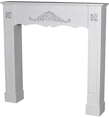 Console de cheminée style shabby chic - Exclusivité PALAZZO.