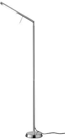 Trio Leuchten LED Stehleuchte Filigran 420490107, Metall Nickel matt, 1x 6 Watt, Tastdimmer