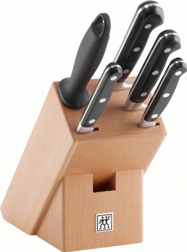 Zwilling Messerset Professional-S 6 teilig, Edelstahl, Silber/Schwarz, 38 x 28 x 28 cm, 6-Einheiten