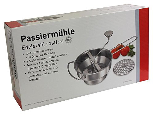 Gemüse-, Obstmühle, 2 Siebeinsätze