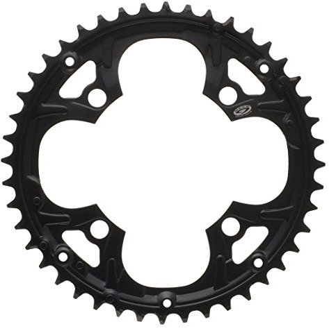 SHIMANO Deore Kettenblatt FC-M480, 44 Zähne, 104 mm Lochkreis, Stahl, schwarz, Y1EA98030