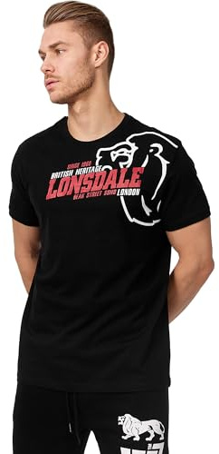Lonsdale Herren Walkley Langarmshirt (1er Pack)