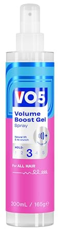 VO5 Volume Boost Hair Styling Gel Spray, 200ml