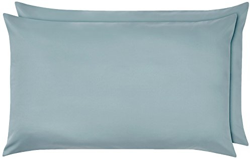 Amazon Basics Mikrofaser Kissenbezug, 50 x 80 cm, 2er-Pack, Spa Blau