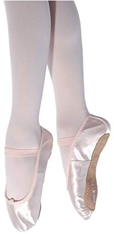 Roch Valley Full Sole Satin Ballet Shoes - Regular Fit C13 Pale Pink