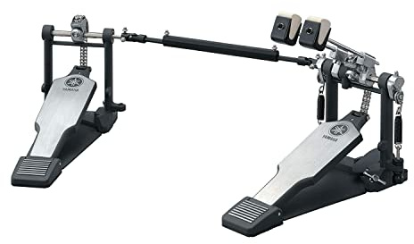 Yamaha Bass-Pedal, Doppelkettenantrieb, verstellbare Trittbrettwinkel, inklusive Koffer, 2-Wege-Schlägel, Pro Drum Hardware mit 5 Jahren Garantie (DFP-9500C)